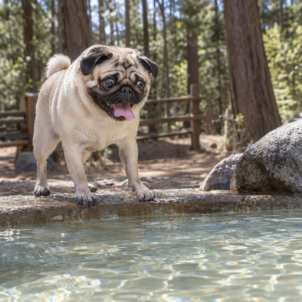 gpt-image-2.5-sunburst_A_highly_photorealistic_pug_standing_excitedly_at_the_edge_of_a_shallow_outdoor_-0