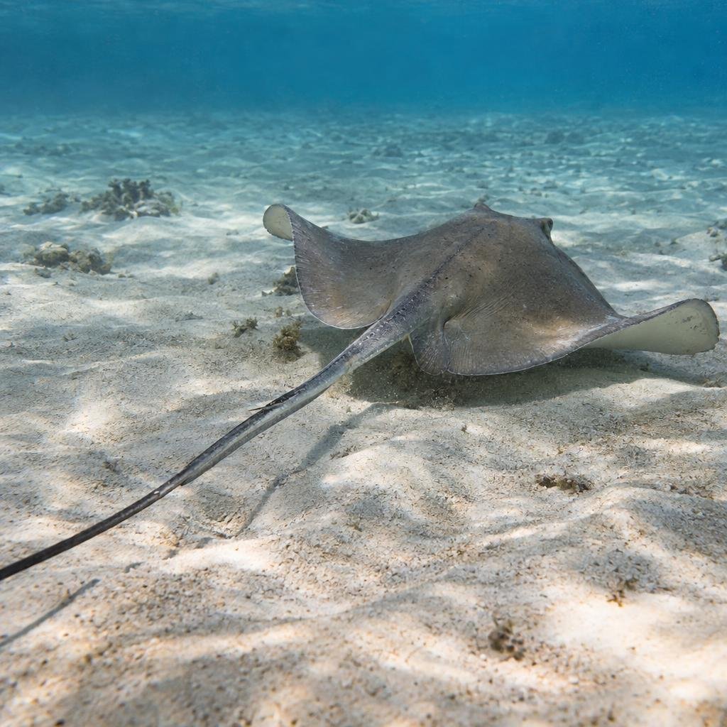gpt-image-2.5-sunburst_A_highly_photorealistic_side_and_rear_view_of_a_stingray_swimming_naturally_abov-0
