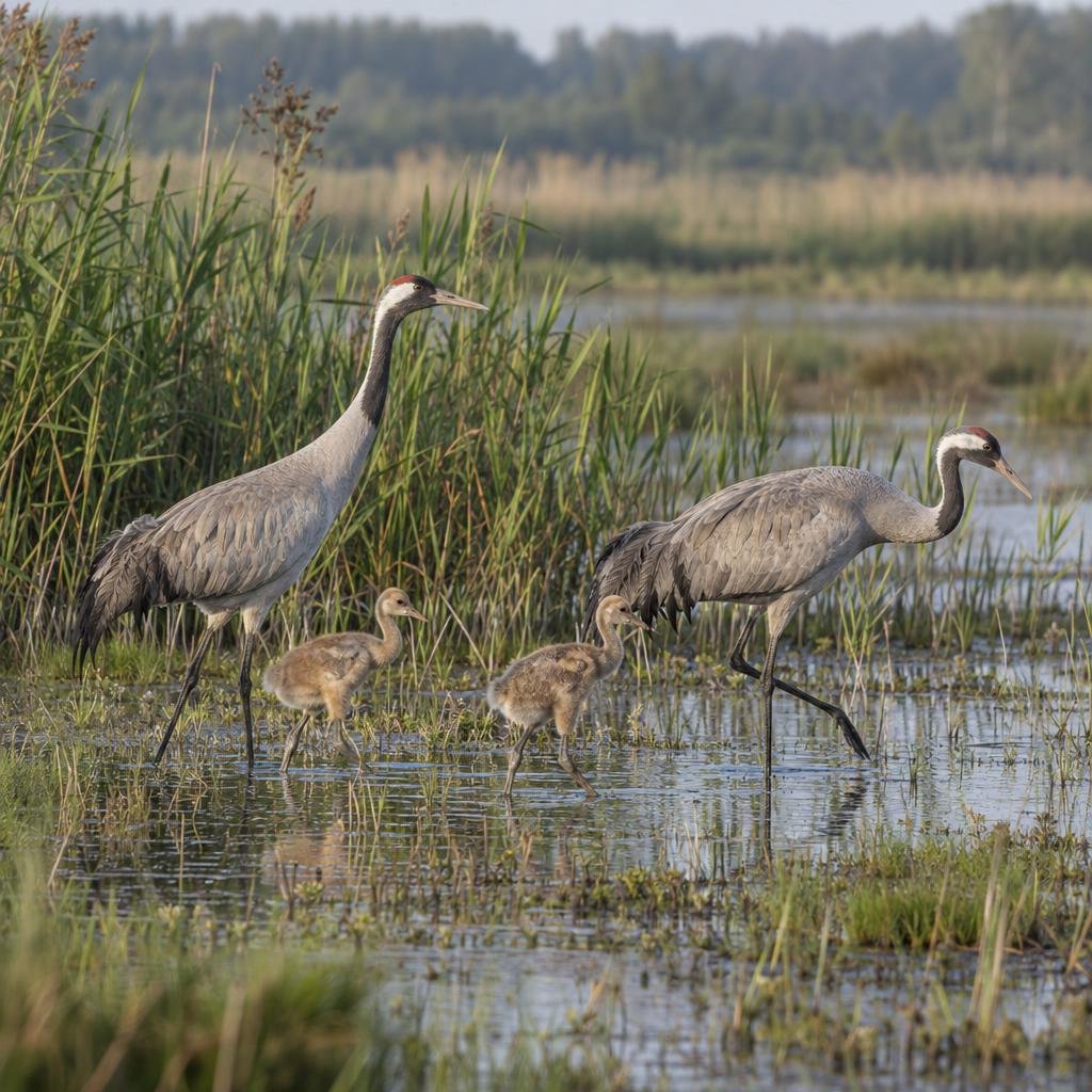 gpt-image-2.5-sunburst_A_photorealistic_adult_pair_of_common_cranes_with_two_young_brownish_crane_chick-0 gpt-image-2.5-sunburst_A_photorealistic_adult_pair_of_common_cranes_with_two_young_brownish_crane_chick-0