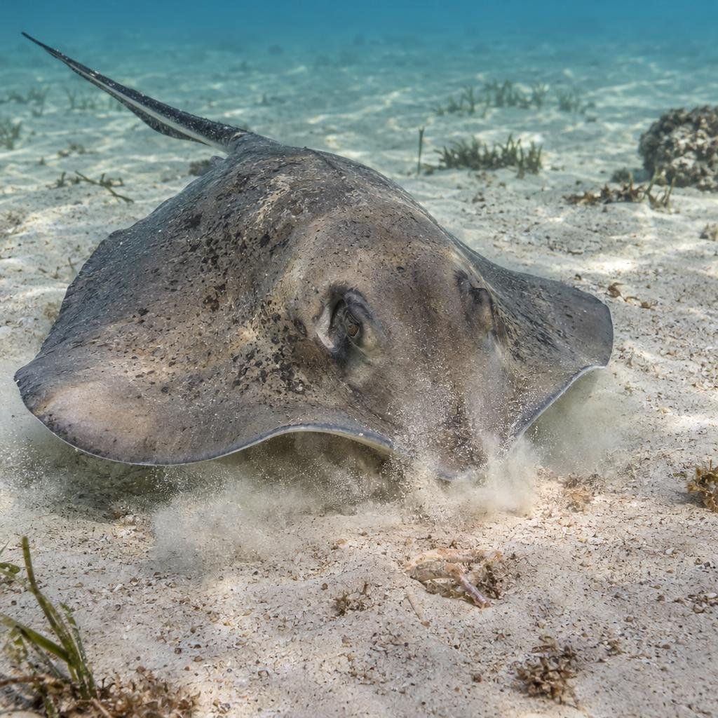 gpt-image-2.5-sunburst_A_photorealistic_stingray_searching_for_buried_crustaceans_on_a_sandy_seafloor_g-0