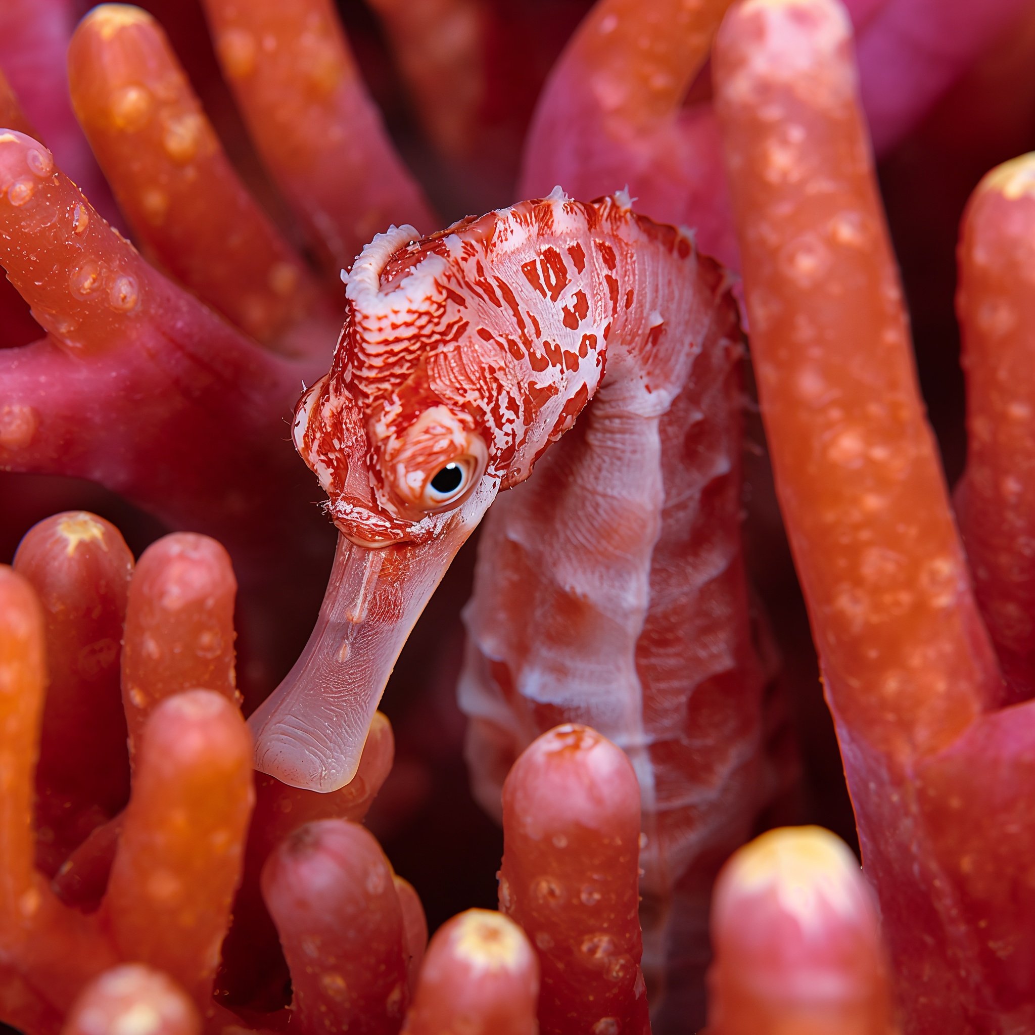 lucid-origin_Ultra-realistic_underwater_macro_portrait_of_a_pygmy_seahorse_nestled_among_rich-0 lucid-origin_Ultra-realistic_underwater_macro_portrait_of_a_pygmy_seahorse_nestled_among_rich-0