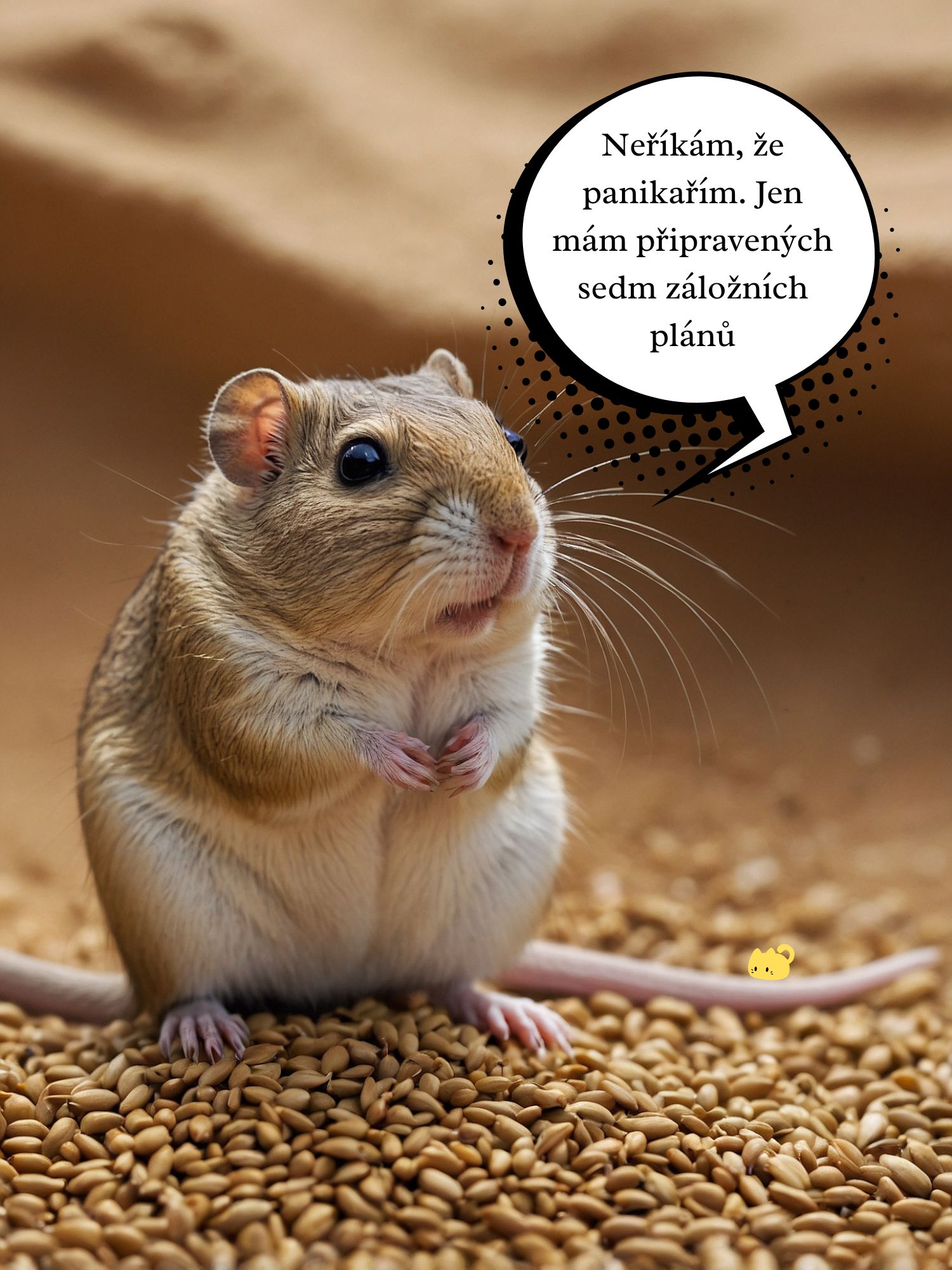 Neříkám, že panikařím. Jen mám připravených sedm záložních plánů Neříkám, že panikařím. Jen mám připravených sedm záložních plánů