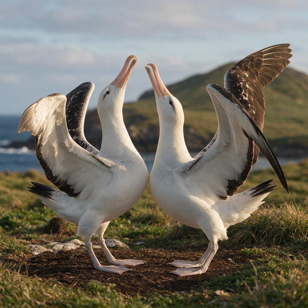 seedream-5.0-pro_A_highly_photorealistic_pair_of_albatrosses_performing_a_natural_courtship_displ-0