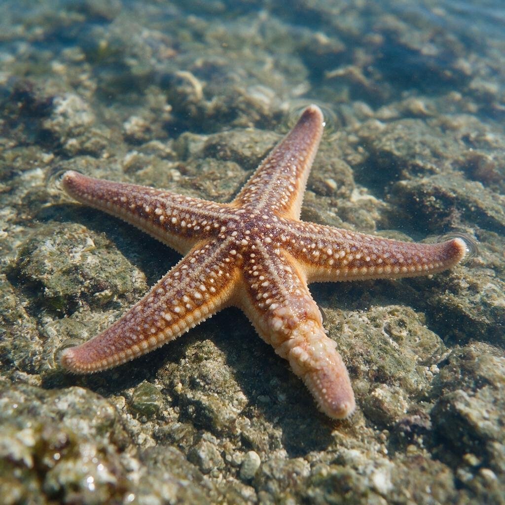 seedream-5.0-pro_A_highly_photorealistic_sea_star_on_a_natural_rocky_seabed_with_one_arm_visibly_-0 seedream-5.0-pro_A_highly_photorealistic_sea_star_on_a_natural_rocky_seabed_with_one_arm_visibly_-0