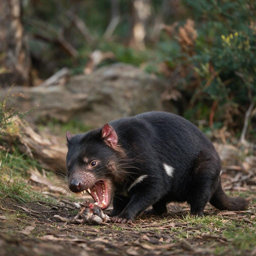 seedream-5.0-pro_A_highly_photorealistic_Tasmanian_devil_feeding_naturally_in_the_wild_powerful_j-0 seedream-5.0-pro_A_highly_photorealistic_Tasmanian_devil_feeding_naturally_in_the_wild_powerful_j-0
