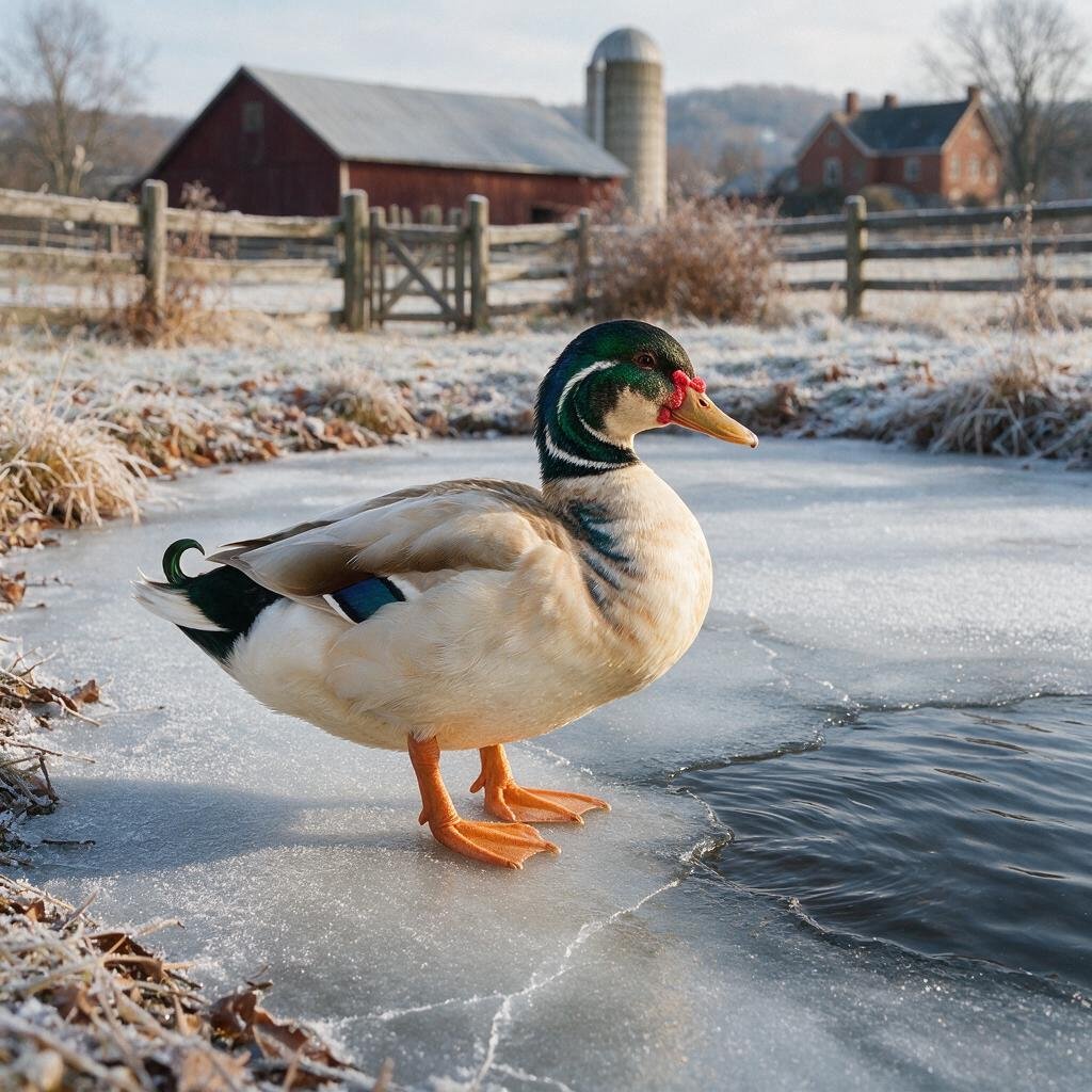 seedream-5.0-pro_A_photorealistic_domestic_duck_standing_calmly_at_the_edge_of_a_partially_frozen-0 seedream-5.0-pro_A_photorealistic_domestic_duck_standing_calmly_at_the_edge_of_a_partially_frozen-0